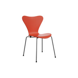 Serie 7&trade; 3107 Verner Panton 100 stol, orange, Fritz Hansen