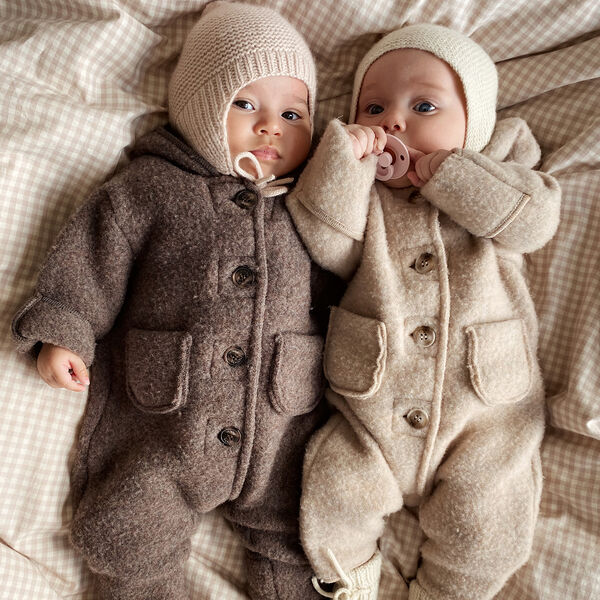 Teddy Onesie, oat, Lalaby