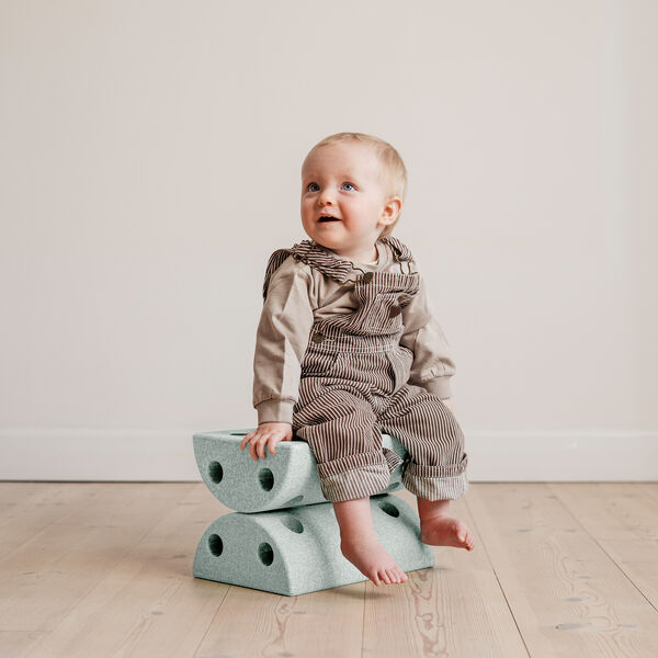 B&oslash;rneskammel, ocean mint/forest green, MODU