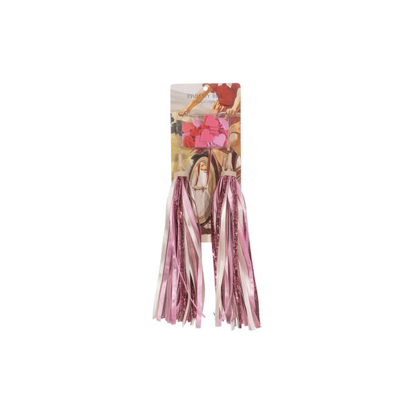 Bicycle Streamers and Beads, pink glitter, Konges Sl&oslash;jd