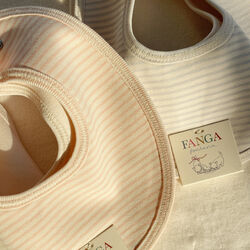 Fio Stripe 2-pack Bibs, blue mix, Konges Sløjd