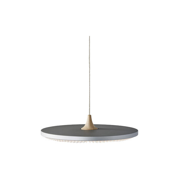Soleil pendel med standardsk&aelig;rm, silver cloud/eg, LE KLINT