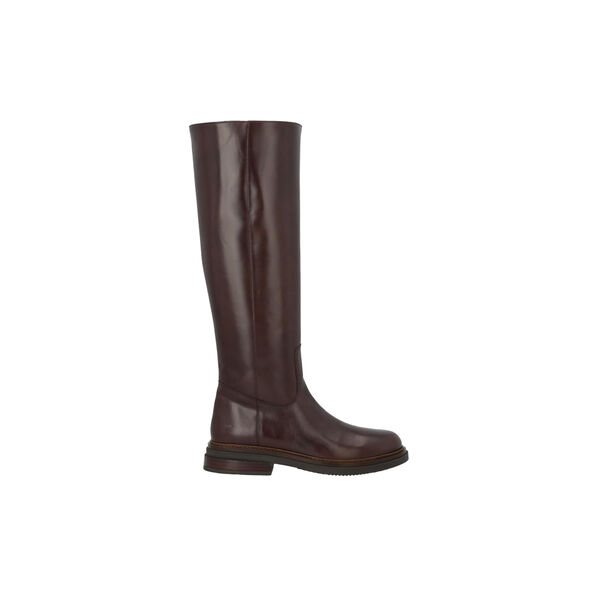 Long shafted boot, dark brown/dark brown, ANGULUS