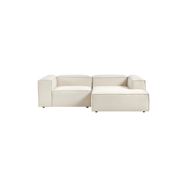 Lennon modulær hjørnesofa, vævet off white, Westwing Collection