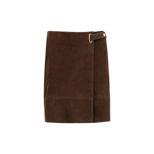 Suede skirt, warm brown, Coster Copenhagen