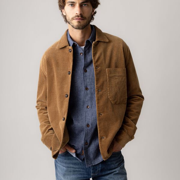 MMGConley Corduroy Overshirt, toffee, MOS MOSH Gallery