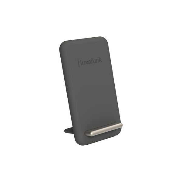reCHARGE trådløs powerbank, black, Kreafunk
