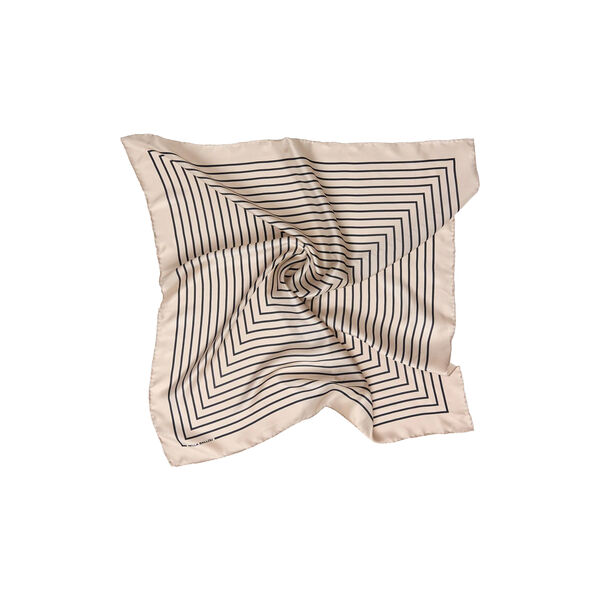 GRAPHIC&nbsp;STRIPES T&oslash;rkl&aelig;de, creme/sort, Bella Ballou