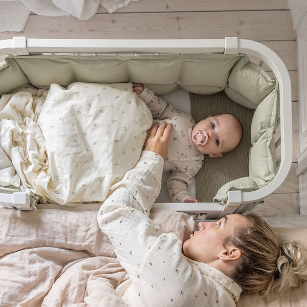 Sebra Bedside Crib, hvid, Sebra