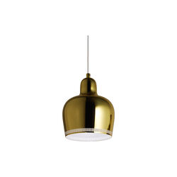 Pendant Light A330S “Golden Bell“, polished brass, Artek