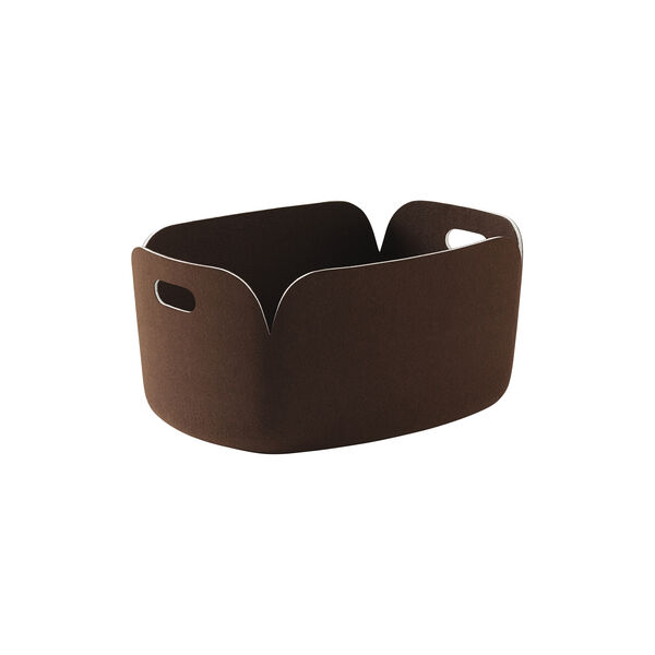 Restore Basket, dark brown, Muuto