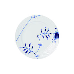 Bl&aring; Mega Riflet tallerken &Oslash; 25 cm, Nr. 9, Royal Copenhagen