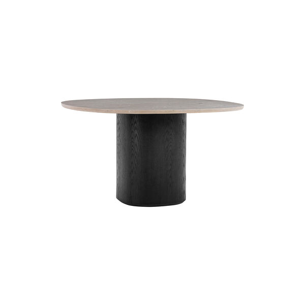 Ovata spisebord, Jura Grey limestone/black oak, Wendelbo