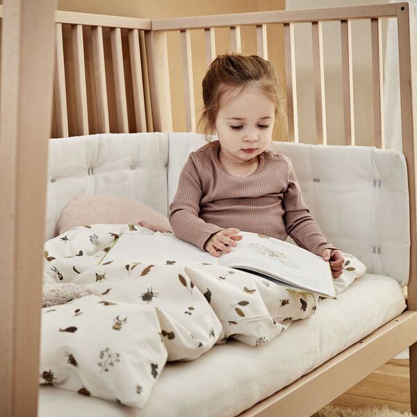 Sengerand til Leander Linea™ og Luna™ babyseng, snow, Leander