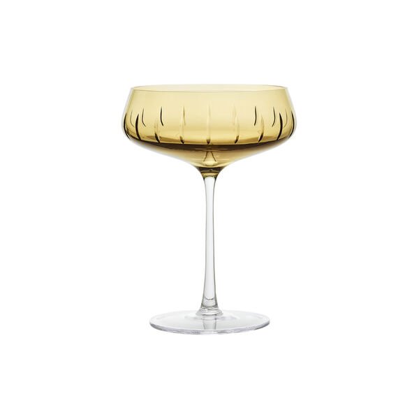 Champagne Coupe Single Cut, amber, Louise Roe