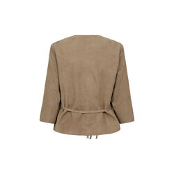 PD-New Gitta Suede Jacket, lead brown, Pieszak