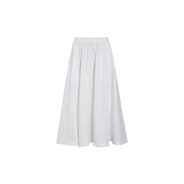 Airy linen nederdel, white, BITTE KAI RAND