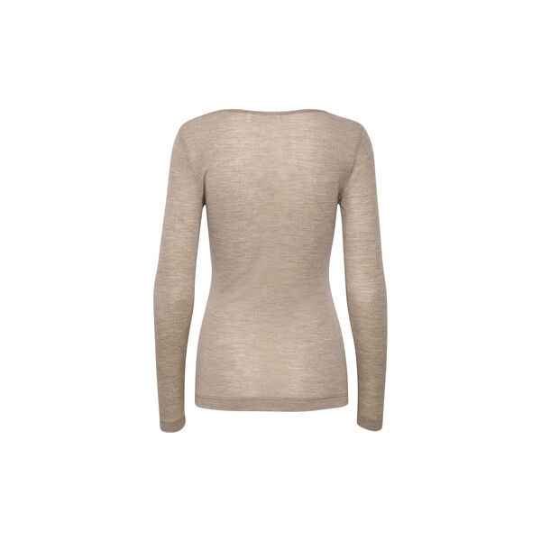 FangIW T-Shirt LS, oatmeal melange, InWear