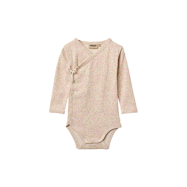 Body Wraparound Chia, coral flowers, Wheat