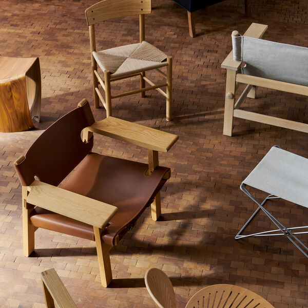 2226 Den Spanske Stol, cognac/olieret eg 2226 Den Spanske Stol, cognac/olieret eg, Fredericia Furniture