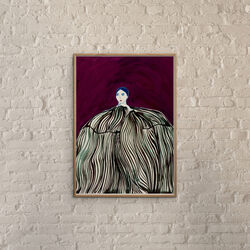 Ruby Coat, Poster & Frame