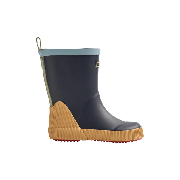 Rubber Boot Welly, navy, Wheat