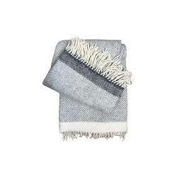 Vilhelm plaid, grey, Klippan Yllefabrik