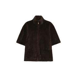 Cape Fur Cape | Brown | Jakke, Micha