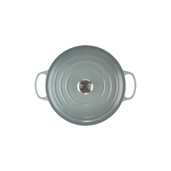 Signature rund st&oslash;bejernsgryde &Oslash; 28 cm, sea salt, Le Creuset
