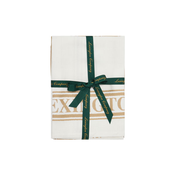 Kitchen Towel 2-Pack Gift Set, white/beige, Lexington