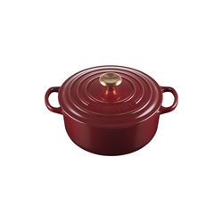 Signature rund gryde &Oslash; 20 cm, garnet, Le Creuset