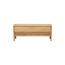 A Line Storage Bench, oak, Form & Refine