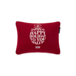 Ornament Wool Mix Pillow, red/white, Lexington