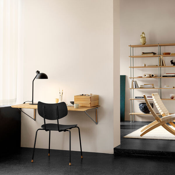 AB019 Wall Desk, olieret egetr&aelig;sfin&eacute;r, Carl Hansen & S&oslash;n