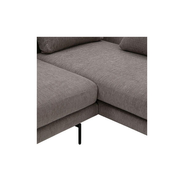 Edge V2 sofa med h&oslash;jrevendt chaiselong, soft 03, Wendelbo