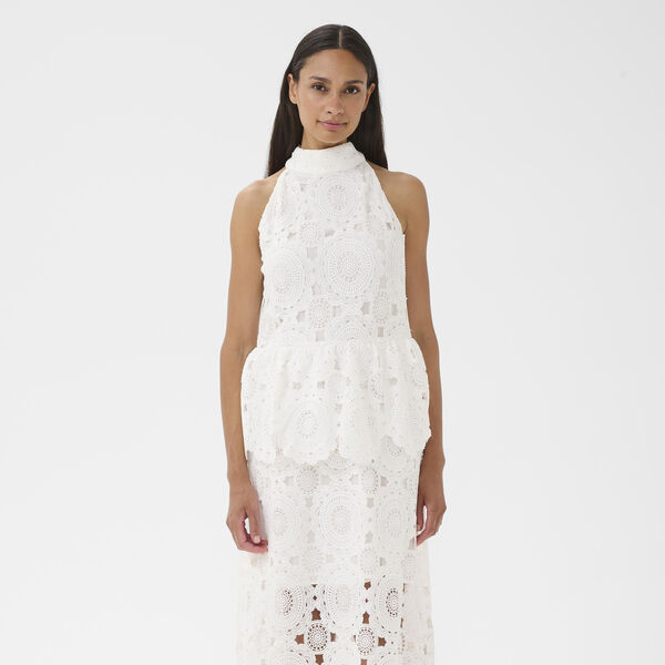 KBFlora Dress, bright white, Karen by Simonsen
