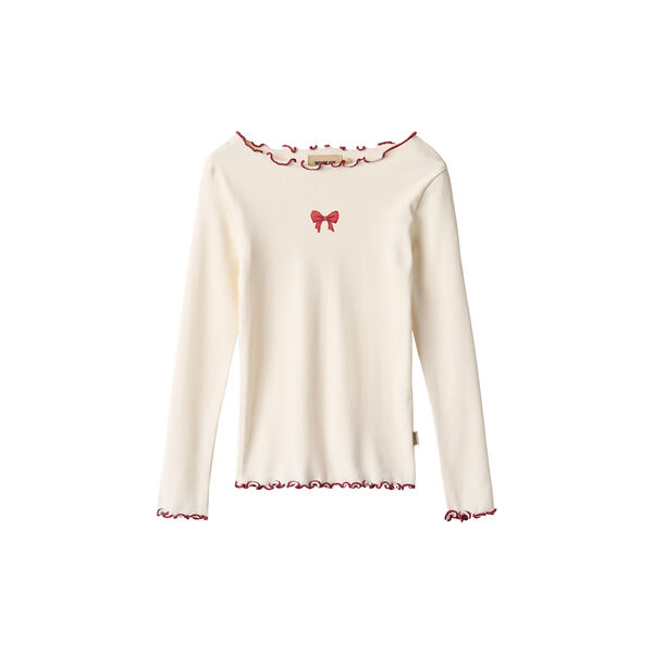 T-shirt L/S Louann, ivory, Wheat
