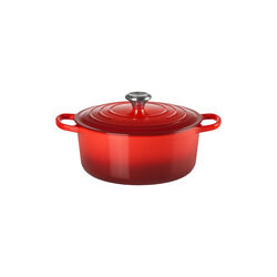 Signature rund gryde &Oslash; 26 cm, cerise, Le Creuset