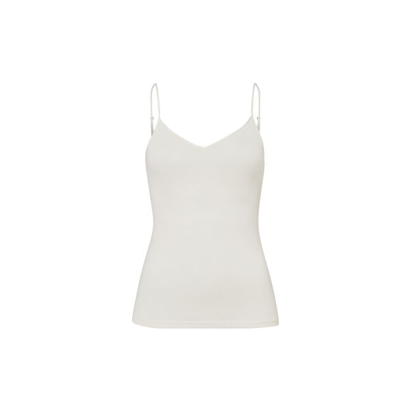 Woolen Silk Spaghetti Top, cygne, HANRO