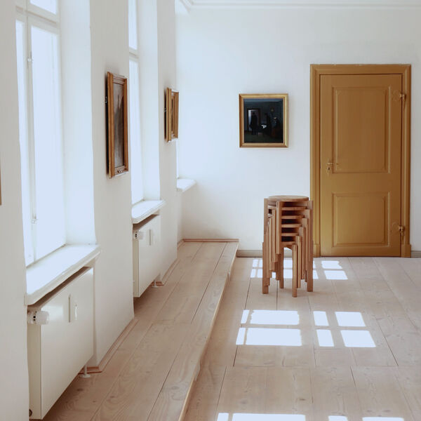 KA50 skammel, olieret eg, Kath & Andersen