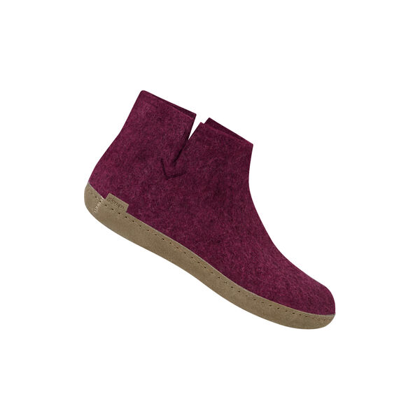 Filtankelstøvle, cranberry, Glerups