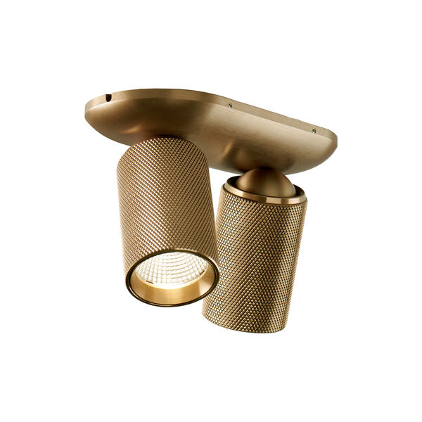 RAW 2 loftlampe, brass, LIGHT-POINT