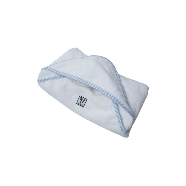 Icons Baby Terry Towel, white/blue, Lexington