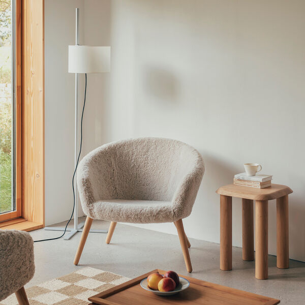 Ditzel loungestol, Moonlight/oiled oak Ditzel loungestol, Moonlight/oiled oak, Fredericia Furniture