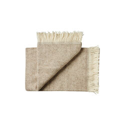 Fan&oslash; plaid, 00119 birch sand, Silkeborg Uldspinderi