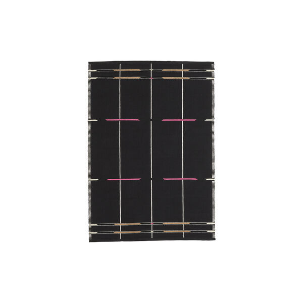 Tæppe VK-9, sort, NORDICMODERN