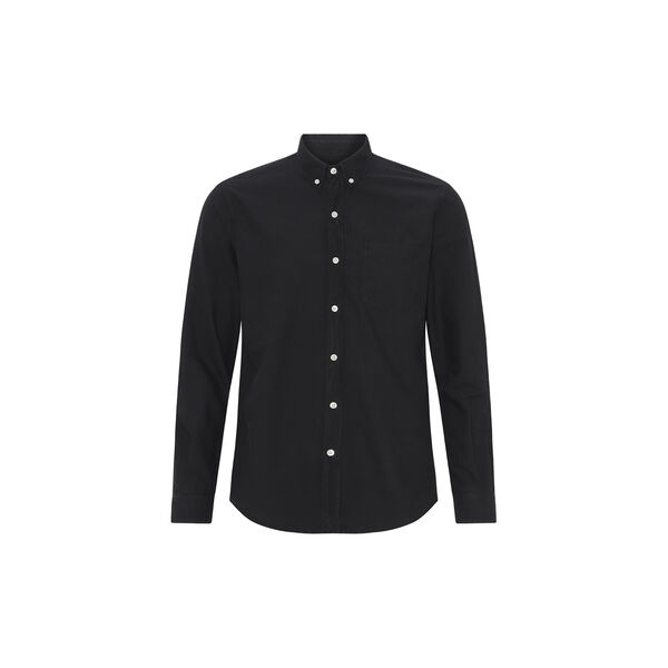 Organic Button Down Shirt, deep black, Colorful Standard