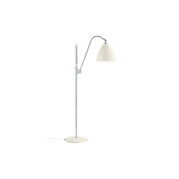 Bestlite BL3 M Floor Lamp, soft white semi matt/chrome, GUBI