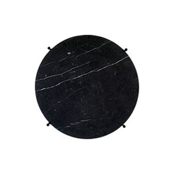 TS Coffee Table &Oslash;55, black marquina marble/black, GUBI