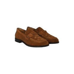 Loafer with braid detail, camel, ANGULUS
